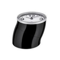 photo Alessi-Cronotime Table clock in ABS, black 2
